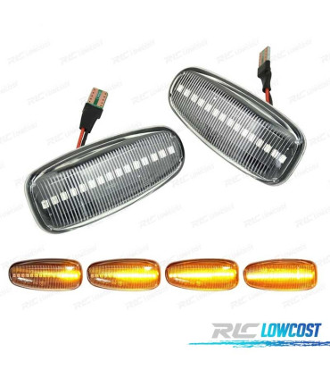 CLIGNOTANTS LATÉRAUX LED DYNAMIQUES LED MERCEDES R170 R171 W163 W202 W210 W208 W638 FOND NOIR