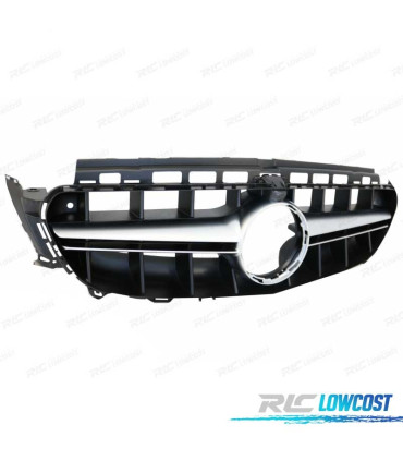 CALANDRE MERCEDES CLASSE E W213 16-19 E63 AMG NOIR CHROMÉ