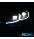 PHARES VOLKSWAGEN VW GOLF 7 12-17 DRL DYNAMIQUES NOIR LOOK 7.5 R LINE