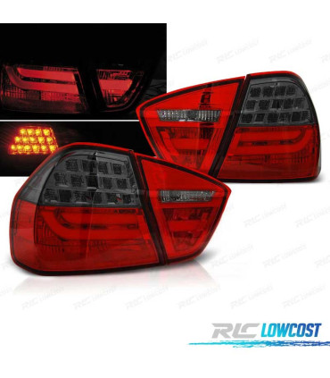 FEUX ARRIÈRE BMW E90 05-08 LED ROUGE FUMÉ