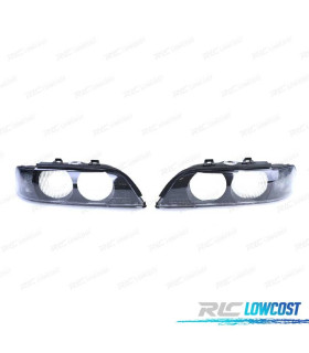 OPTIQUES AVANT POUR BMW E39 95-00 D2S NOIR FUMÉ