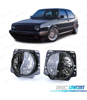 PHARES POUR VOLKSWAGEN VW GOLF MK2 83-91 FUMÉS