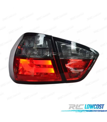 FEUX ARRIÈRE BMW E90 05-08 LED ROUGE FUMÉ