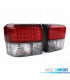 FEUX ARRIÈRE VOLKSWAGEN VW T4 TRANSPORTER Y CARAVELLE 90-03 LED ROUGE CHROMÉ