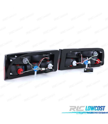 FEUX ARRIÈRE BMW E30 ROUGE NOIR