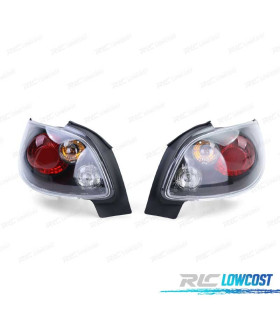 FEUX ARRIÈRE PEUGEOT 206 CC 98-09 FOND NOIR