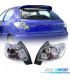 FEUX ARRIÈRE PEUGEOT 206 98-09 FOND CHROMÉ