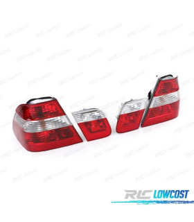 FEUX ARRIÈRE BMW E46 01-05 ROUGE CHROMÉ