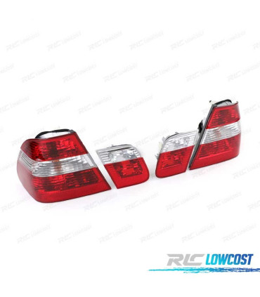 FEUX ARRIÈRE BMW E46 01-05 ROUGE CHROMÉ