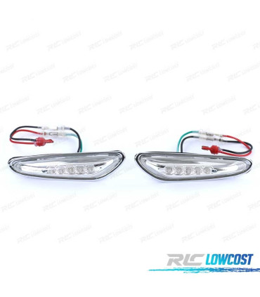 CLIGNOTANTS LATÉRAUX POUR BMW E46 01-05 LED CHROMÉ