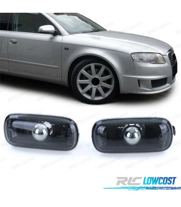 CLIGNOTANTS LATÉRAUX AUDI A4 00-04 VERRE CLAIR NOIR