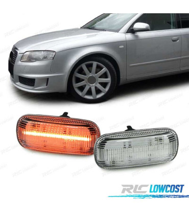 CLIGNOTANTS LATÉRAUX AUDI A4 B6 00-04 A4 B7 04-08  LED TRANSPARENT