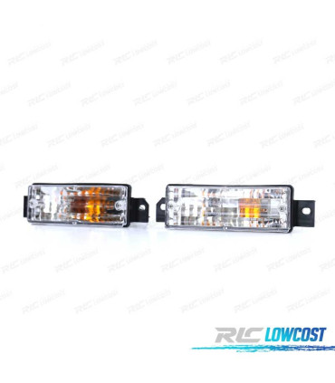 CLIGNOTANTS AVANT BMW E30 87-93 FOND CHROMÉ