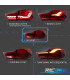 FEUX ARRIÈRE FULL LED BMW F32 F33 F36 LIGHT BAR OLED FOND ROUGE 13-18