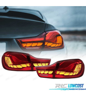 FEUX ARRIÈRE FULL LED BMW F32 F33 F36 LIGHT BAR OLED FOND ROUGE