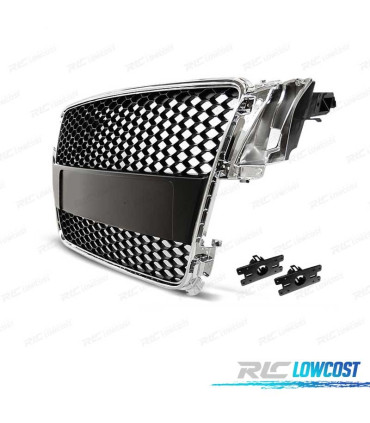 CALANDRE AUDI A5 07-11 LOOK RS CHROMÉ