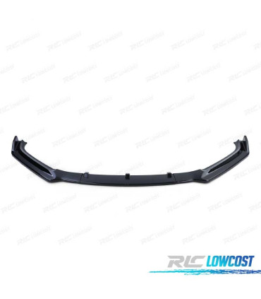 SPOILER LAME FRONTAL AUDI A4 B9 BERLINE AVANT 15-19 NOIR BRILLANT ABS