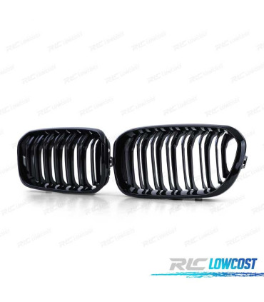 CALANDRES BMW F20 F21 LCI 15-19 LOOK M NOIR BRILLANT