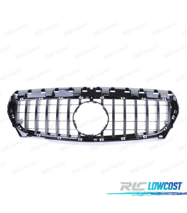 CALANDRE MERCEDES CLA W117 13-16 LOOK GTR NOIR BRILLANT