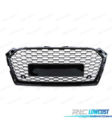 CALANDRE AUDI A5 16-19 LOOK RS5 NOIR BRILLANT PDC
