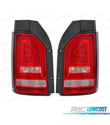 FEUX ARRIÈRE VOLKSWAGEN VW T6 MULTIVAN CARAVELLE 15-19 LED 2P ROUGE