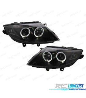 PHARES BMW Z4 E85 03-09 ANGEL EYES FOND NOIR