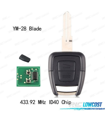 CLÉS COMPLÈTE YM28 OPEL ASTRA VECTRA ZAFIRA