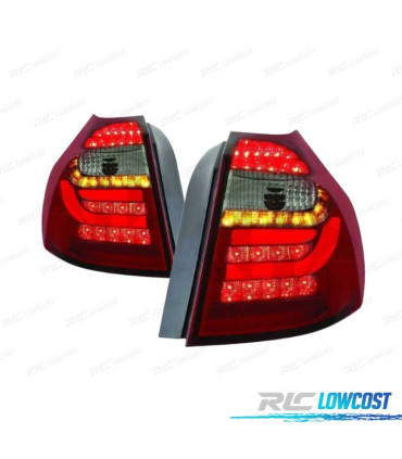 FEUX ARRIÈRE BMW E87 04-07 LED ROUGE CHROMÉ