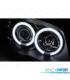 PHARES BMW E81 E87 E82 E88 ANGEL EYES CCFL FOND NOIR