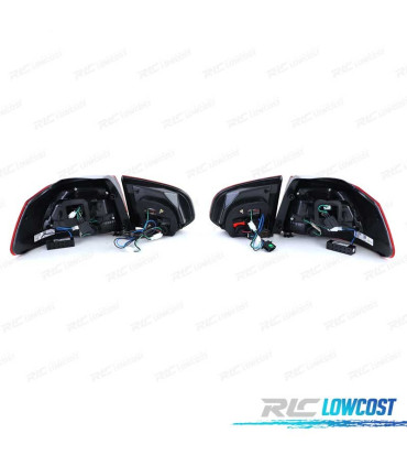 FEUX ARRIÈRE VOLKSWAGEN VW GOLF 6 08-12 BLANC LED