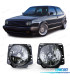 PHARES VOLKSWAGEN VW GOLF 2 83-91 IRON CROSS NOIR FUMÉ