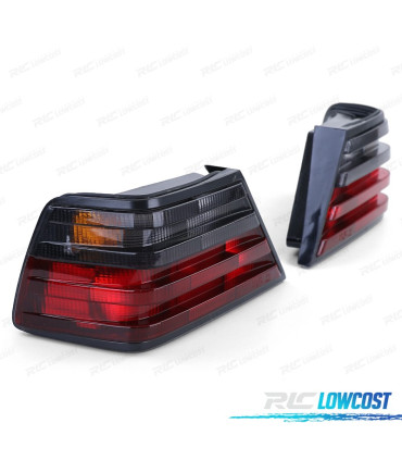 FEUX ARRIÈRE MERCEDES W124 85-93 ROUGE NOIR