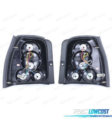 FEUX ARRIÈRE VOLKSWAGEN VW LUPO SEAT AROSA 97-05 NOIR