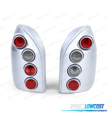 FEUX ARRIÈRE POUR OPEL ZAFIRA A 99-05 HELLA ARGENT