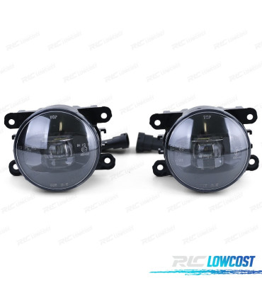 PHARES ANTIBROUILLARD DIVERS MODÈLES LED CITROEN DACIA FORD JAGUAR NISSAN OPEL PORSCHE PEUGEOT RENAULT 01-15 NOIR FUMÉ