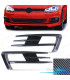 GRILLES ANTIBROUILLARD POUR VOLKSWAGEN VW GOLF 7 12-17 LOOK GTI CARBONE