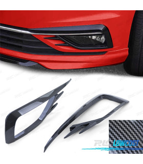 GRILLES ANTIBROUILLARD VOLKSWAGEN VW GOLF 7 17-20 CARBONE