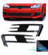 GRILLES ANTIBROUILLARD VOLKSWAGEN VW GOLF 7 12-17 LOOK GTI NOIR BRILLANT