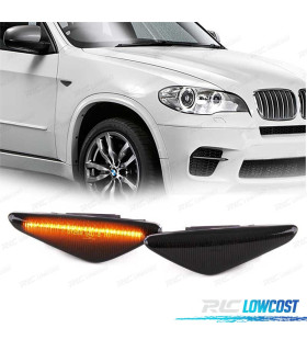 CLIGNOTANTS LATÉRAUX BMW X5 E70 X6 E71 E72 F25 LED DYNAMIQUE NOIR FUMÉ