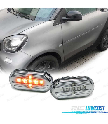 CLIGNOTANTS LATÉRAUX POUR SMART FORTWO 453 14- LED CHROMÉ