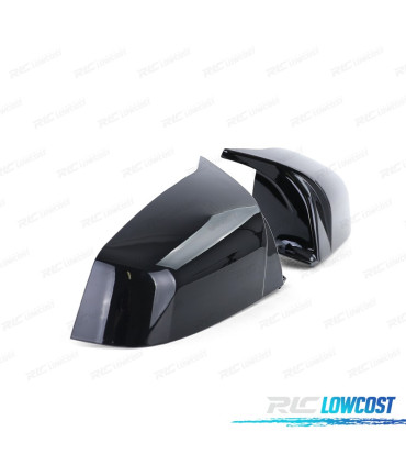 COQUES RÉTROVISEURS BMW E60 E61 LCI 07-10 LOOK M NOIR BRILLANT