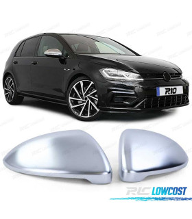 COQUES RÉTROVISEURS POUR VOLKSWAGEN VW GOLF 7 5G1 12- ARGENTÉ