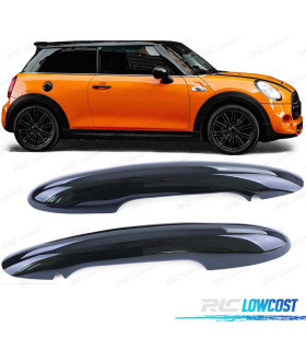 COQUES POIGNÉES DE PORTES MINI F55 F56 F57 NOIR BRILLANT