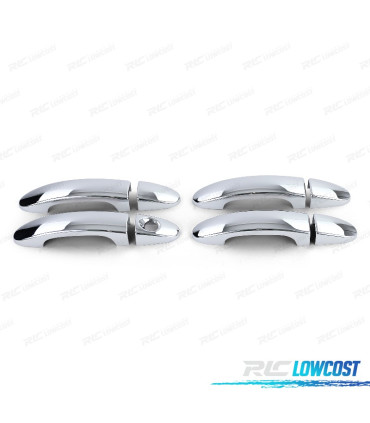 COQUES DE POIGNÉES DE PORTE FORD KUGA I 08-12 CHROMÉ