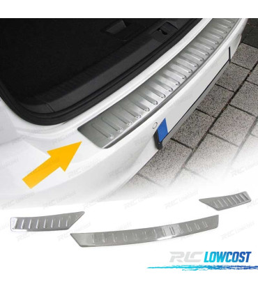 PROTECTION SEUIL COFFRE POUR VOLKSWAGEN VW TIGUAN 5N 07- ACIER INOXYDABLE