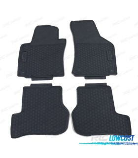 TAPIS EN CAOUTCHOUC SKODA OCTAVIA 1Z3 1Z5 04-13 4 UNITÉS