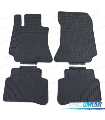 TAPIS EN CAOUTCHOUC MERCEDES CLASSE E W212 09-16 4 UNITÉS