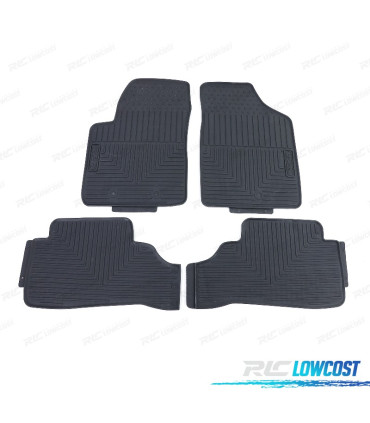 TAPIS EN CAOUTCHOUC POUR HYUNDAI I10 PA 07-13 4 UNITÉS