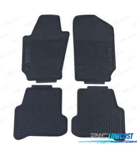 TAPIS EN CAOUTCHOUC SKODA FABIA 3 NJ 14- 4 UNITÉS