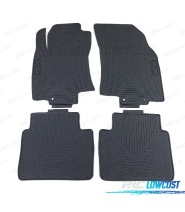 TAPIS EN CAOUTCHOUC NISSAN X-TRAIL T32 13- 4 UNITÉS